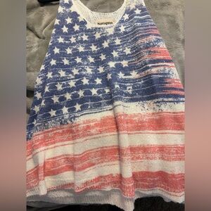 USA Knitted Tank Top